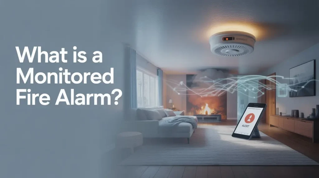 what is a monitored fire alarm