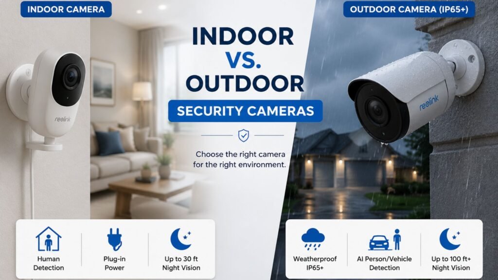 indoor and outdoor security camera