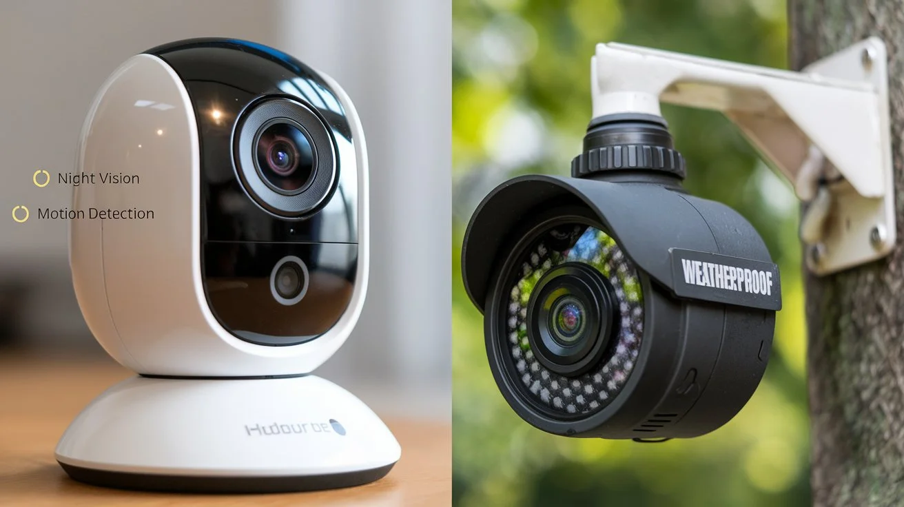 indoor and outdoor security camera