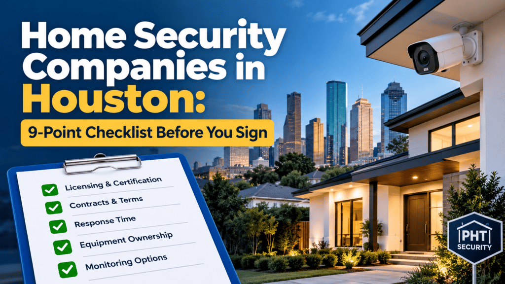 Home Security Companies in Houston