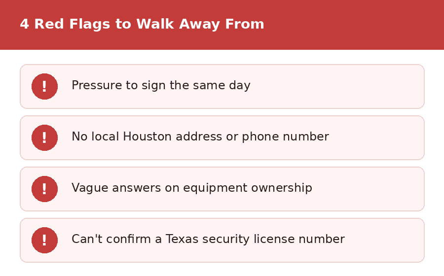 Home Security Companies in Houston