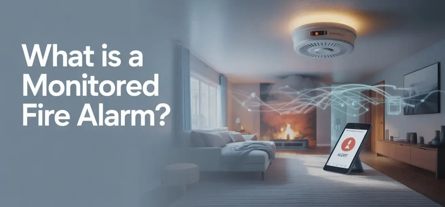 what is a monitored fire alarm